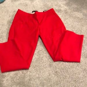 Red banana republic dress pants